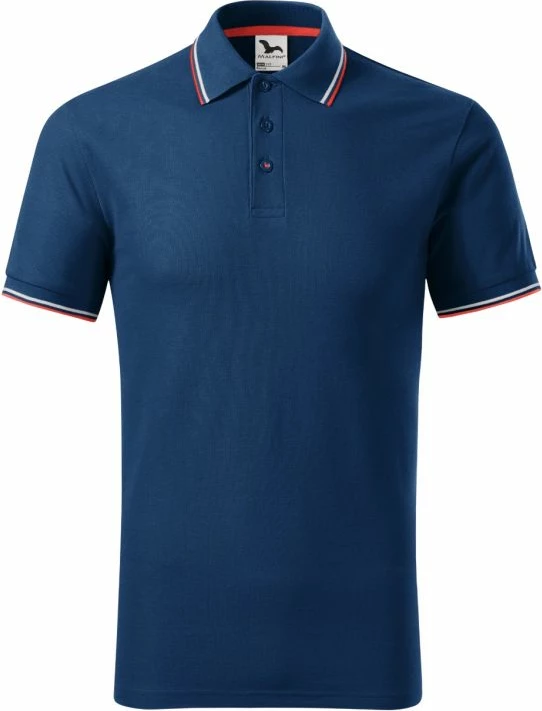 Fanellë polo për meshkuj Malfini, blu [Madhësia: S]