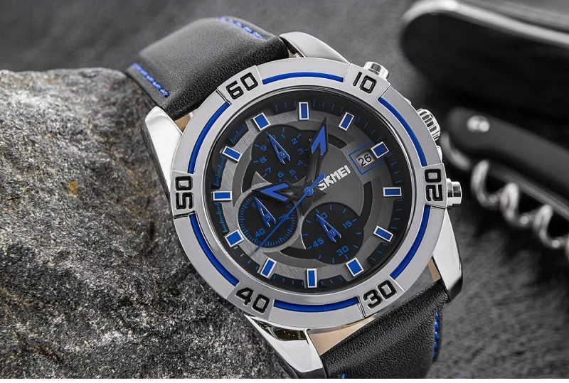 Orë dore për meshkuj Skmei, e zezë