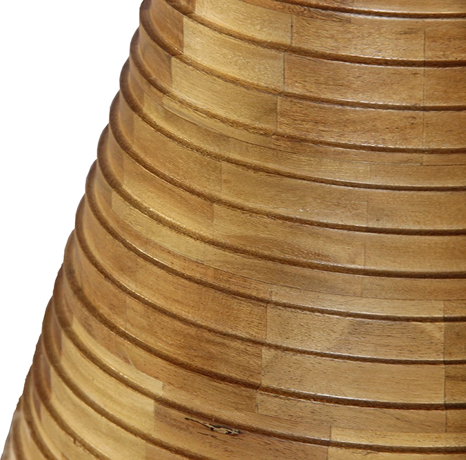 Tavolinë anësore Savoa, mermer i bardhë, dru akacie, 60x60x45