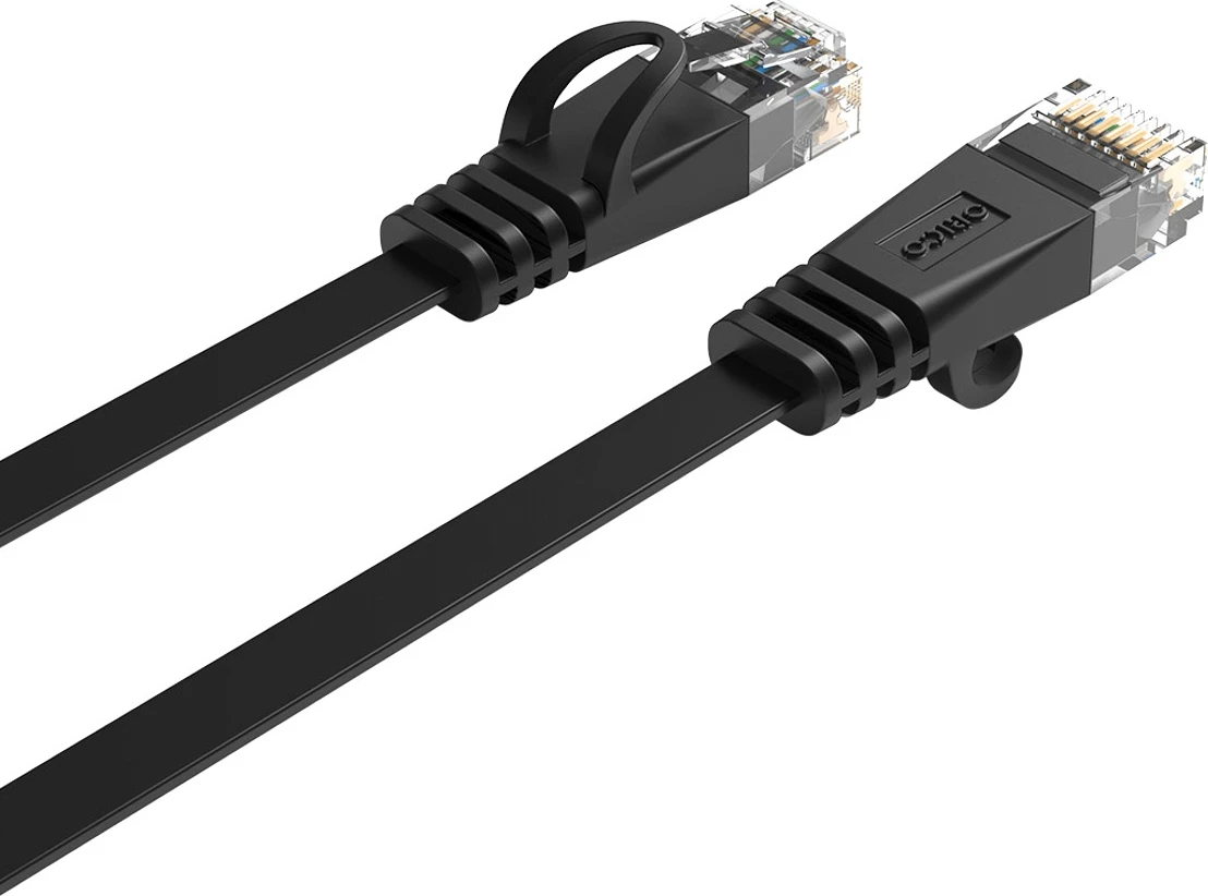 Kabllo rrjeti Ethernet Orico PUG-C6B CAT6 15 m 1000 Mbps RJ45 flat e zezë