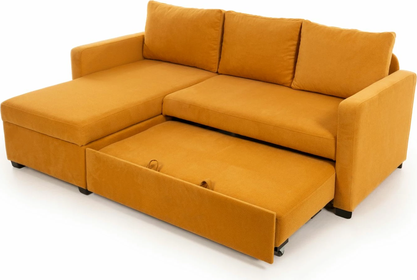 Kënd-sofë krevati, ngjyrë mustard, Atelier del Sofa, Kado