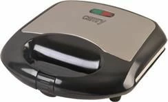 Toaster sanduiçesh Camry CR 3018 700W, 4 trekëndësha, veshje qeramike, i zi