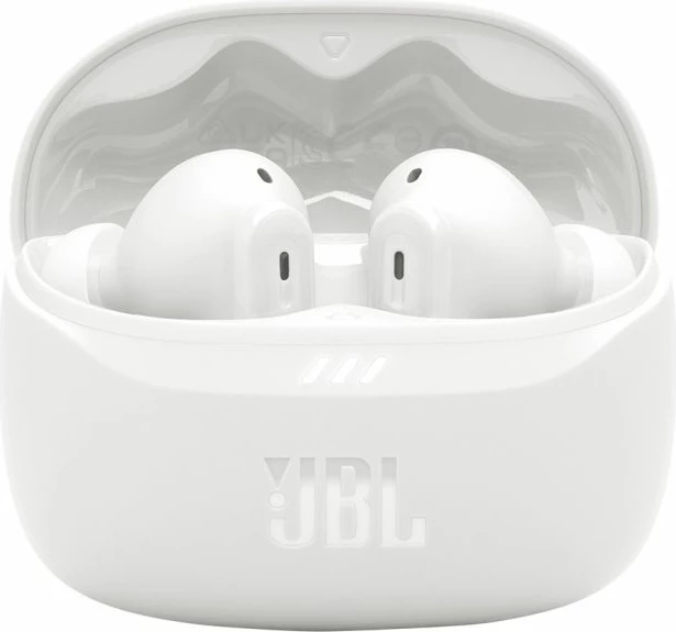Kufje JBL Tune Beam 2 True Wireless me mikrofon, ANC adaptiv, Bluetooth 5.3, IP54, deri 48 orë, të bardha