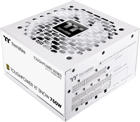 Furnizues rryme Thermaltake Toughpower XT Snow 750W, ATX 3.1, 80 PLUS Gold, i bardhë