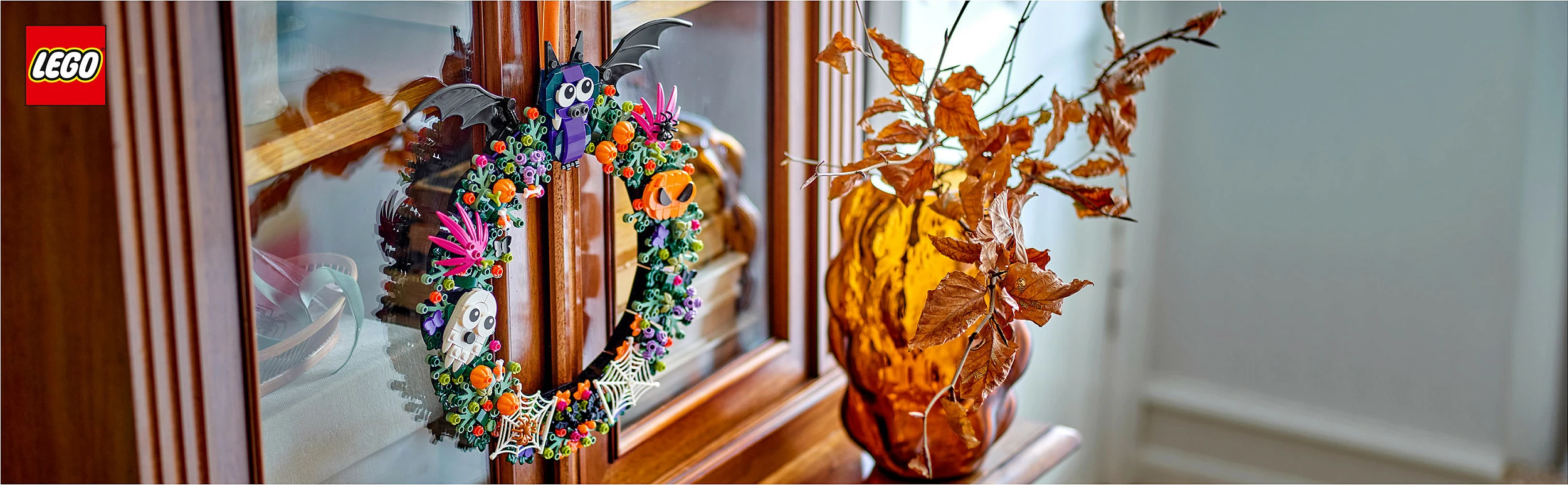 Set LEGO Halloween Wreath 40825, 617 copë, 12+, shumëngjyrësh