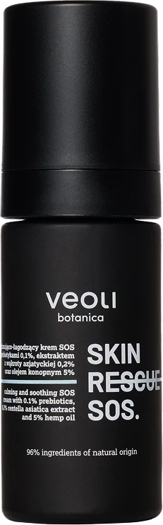Krem për fytyrë uniseks Veoli Botanica Skin Rescue SOS, 30ml