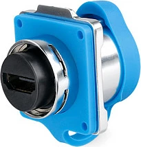 Lidhëse HDMI industriale GoodConnections S1, HDMI 2.0b, 4K 60Hz, Female-Female, blu