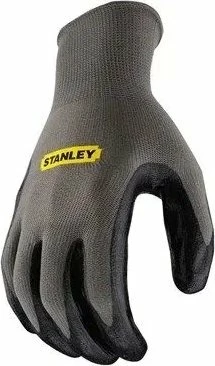 Doreza pune Stanley SY580L, nitrile dipped, madhësia 10 (L), gri/e zezë