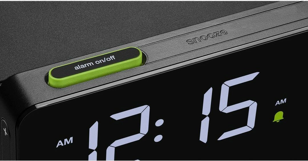 Alarm digjital Braun BC21, LCD, wireless charging, zi