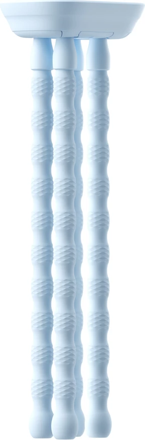 Ventilator mini për karrocë Jisulife Stroller Fan 4, bateri 5000mAh, tripod fleksibël, USB-C, me dritë nate, blu