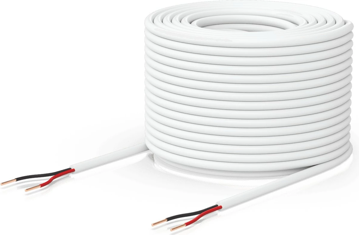 Kabëll tension i ulët Ubiquiti UACC-CABLE-DOORLOCKRELAY-1P, 36 V, 500 këmbë, i bardhë
