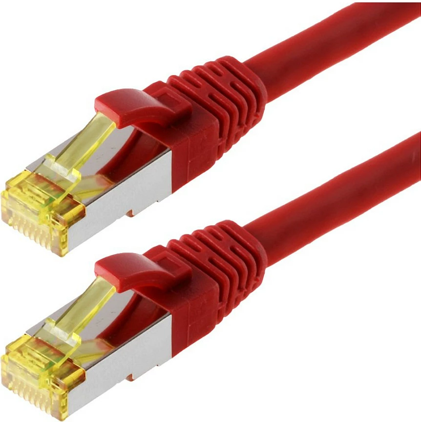 Kabllo rrjeti Helos Cat6a S/FTP 20m, RJ-45, 10Gbps, e kuqe