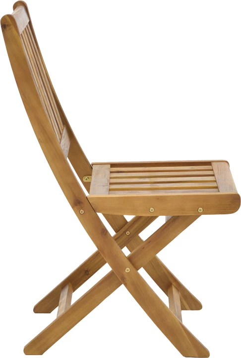 Tavolinë me karrige Elijie-Jaybo, set prej 5 copë, dru akacie, 100x65x72cm