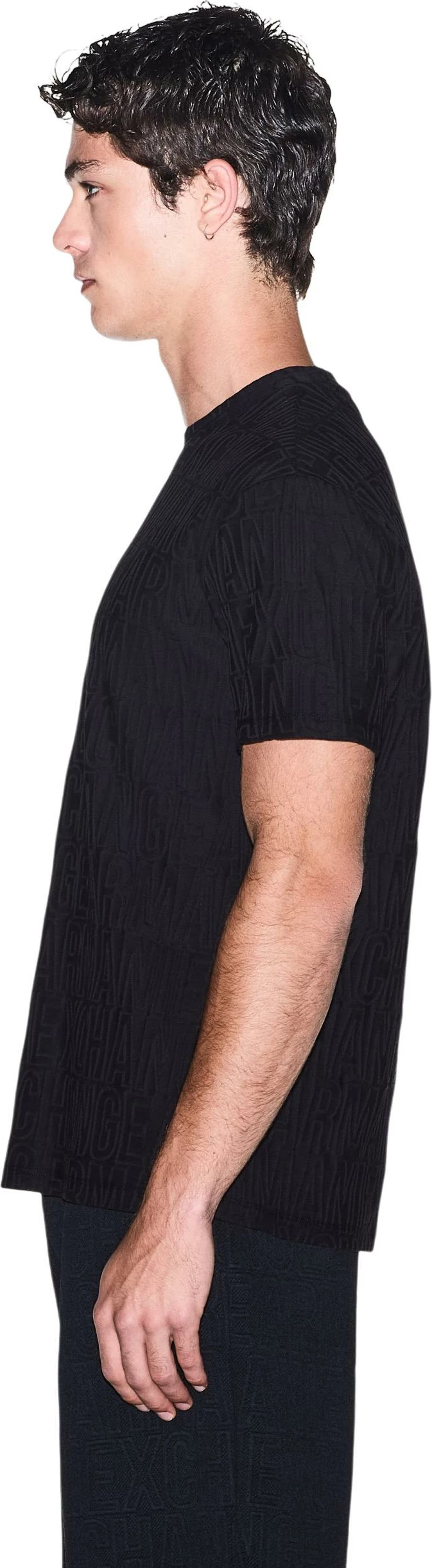 Maicë për meshkuj Armani Exchange XM003073 AF10337, e zezë [Madhësia: L]