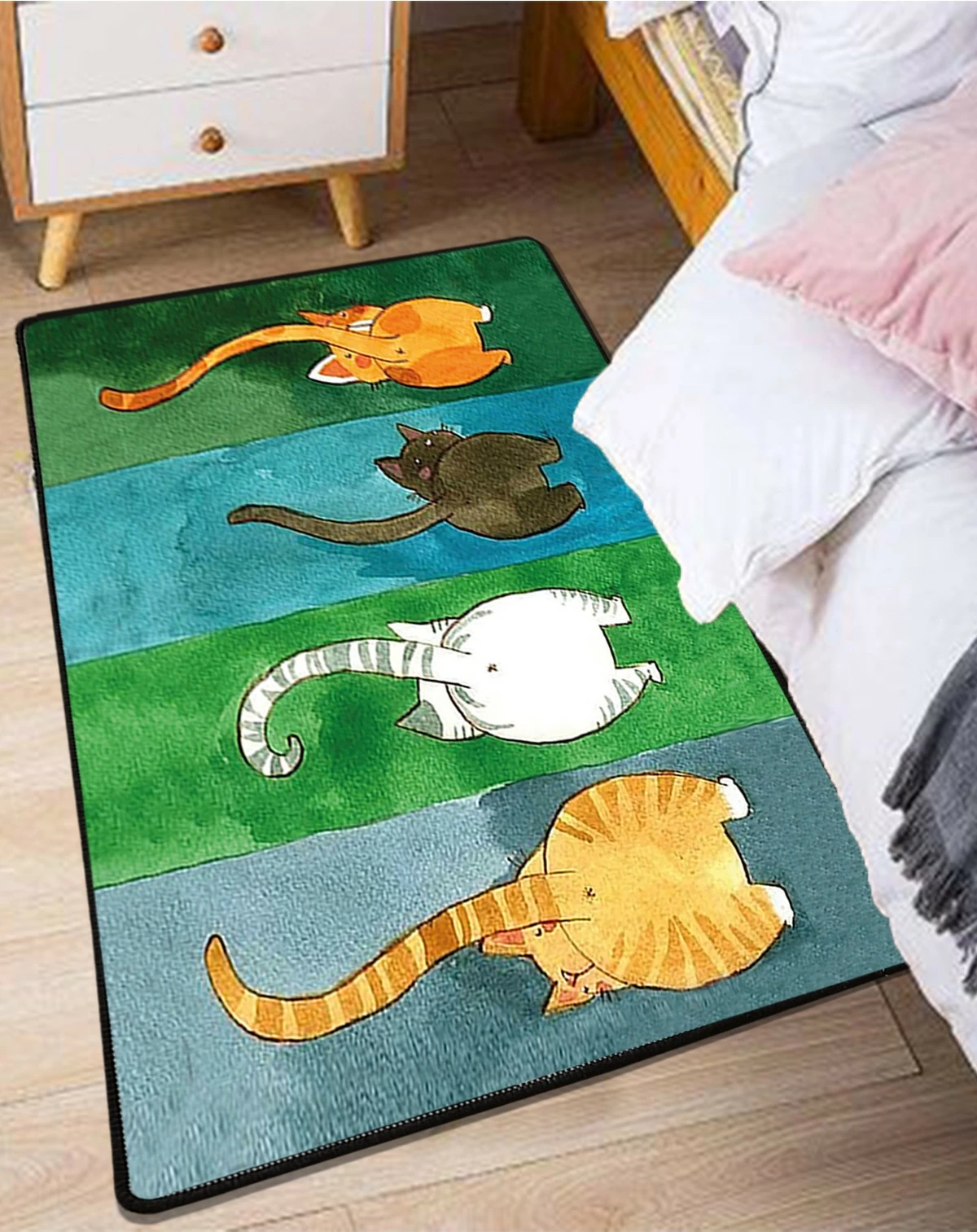 Qilim (80 x 150) Conceptum Hypnose, Gatto Carino