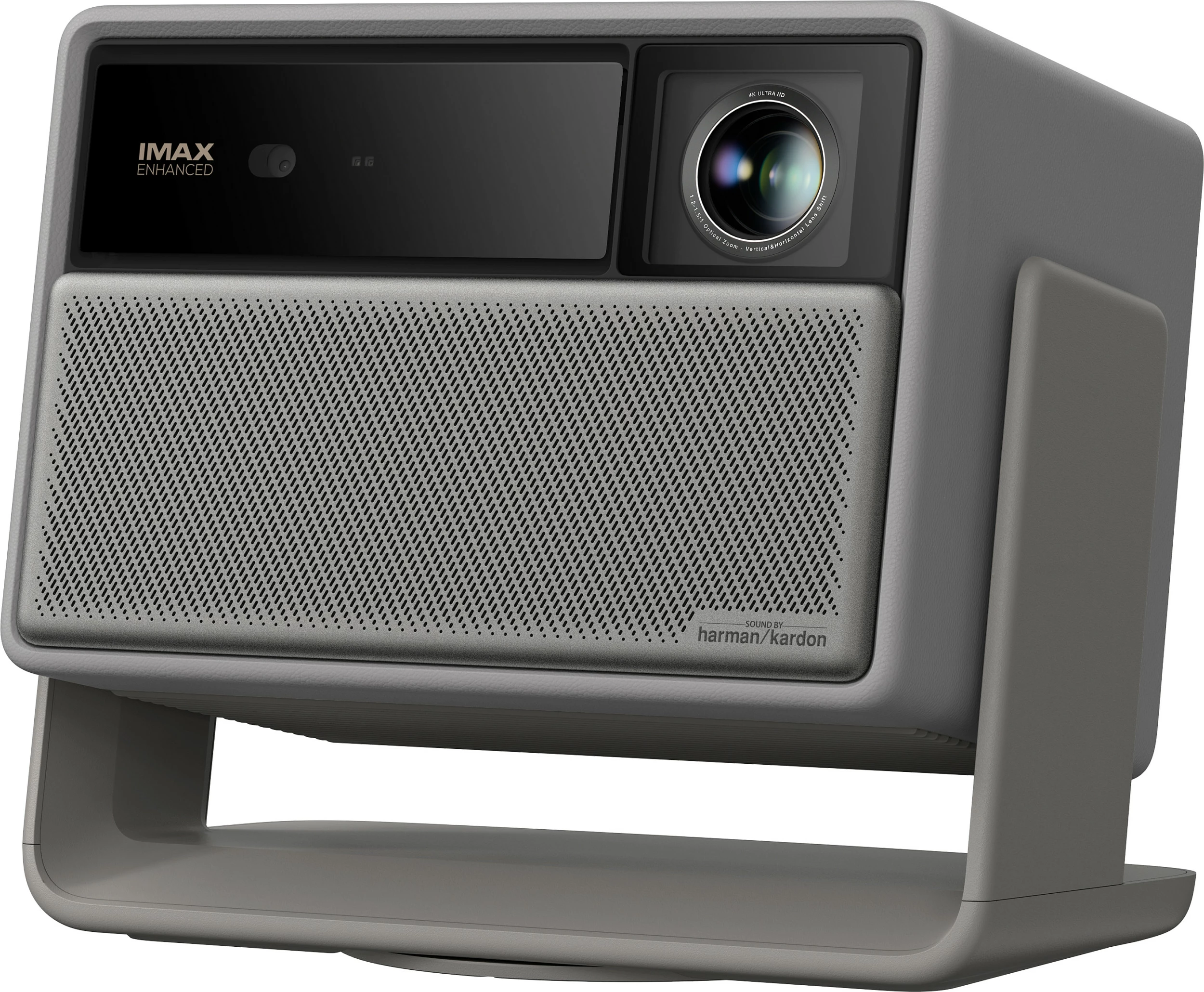 Projektor XGIMI Horizon 20, 4K UHD DLP, 3200 ISO lumens, HDR, Google TV, Harman Kardon, gri