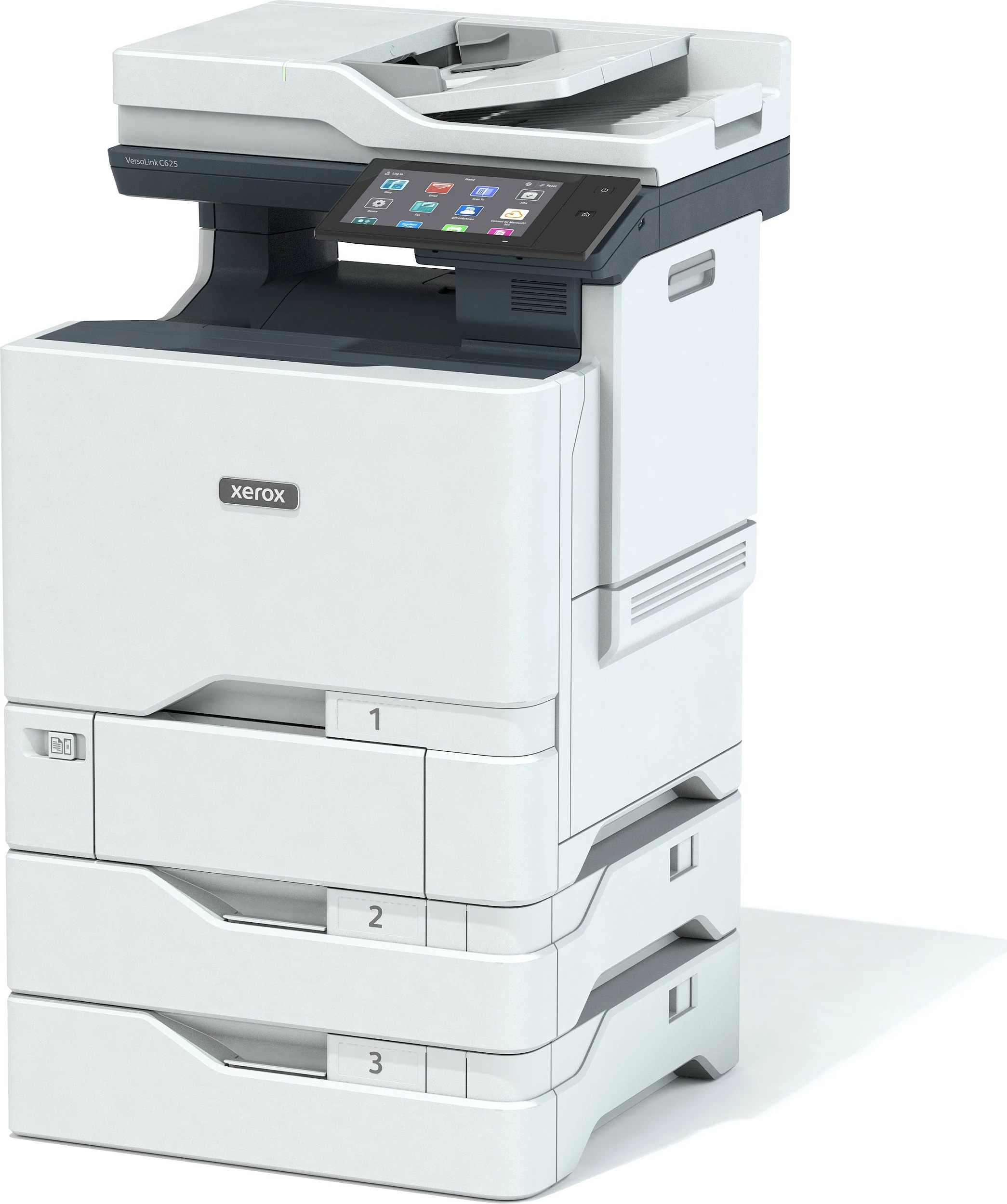 Printer multifunksional Xerox VersaLink C625DN, kolor, USB/LAN, skanim & printim duplex, gri/kaltër