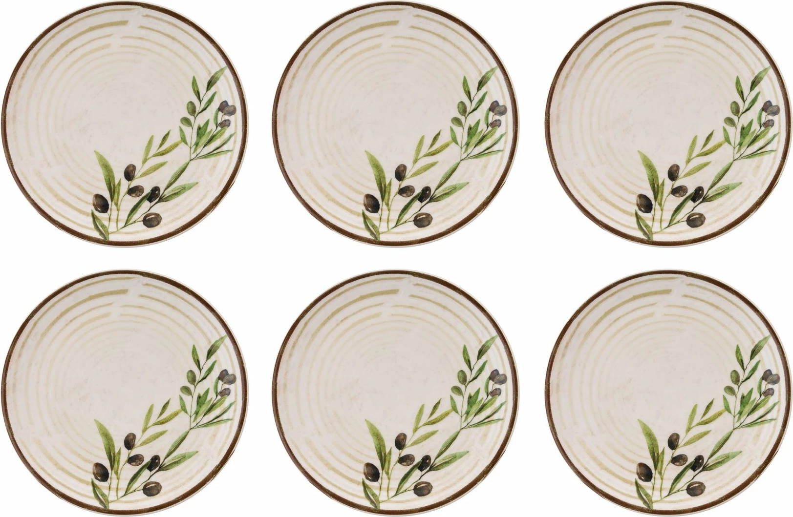 Set pjatash ëmbëlsirash (6 copë), Hermia Concept, Oil Flover