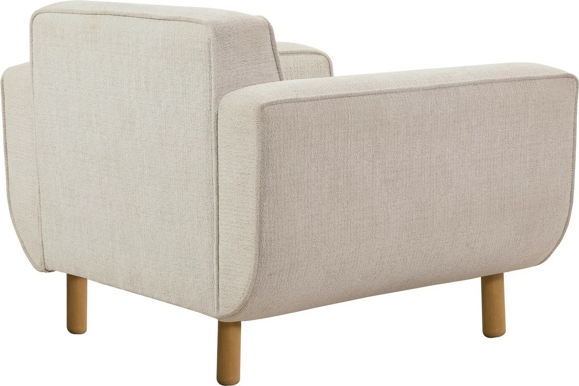 Set divani me krevat Atelier del Sofa, Lorus, ngjyrë lisi dhe krem