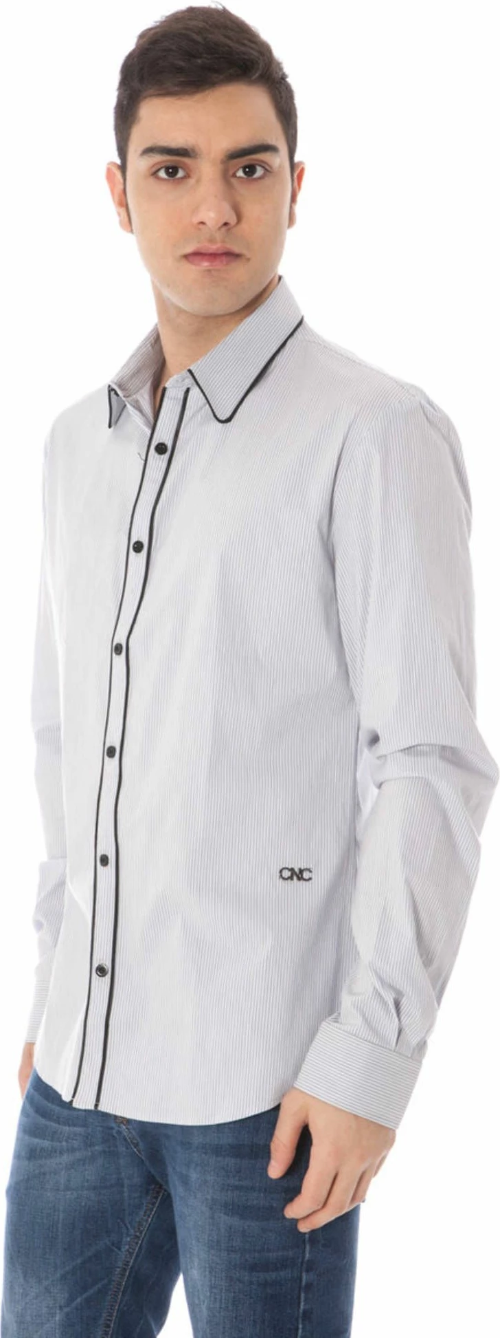 Këmishë për meshkuj COSTUME NATIONAL, e kaltër e çelët