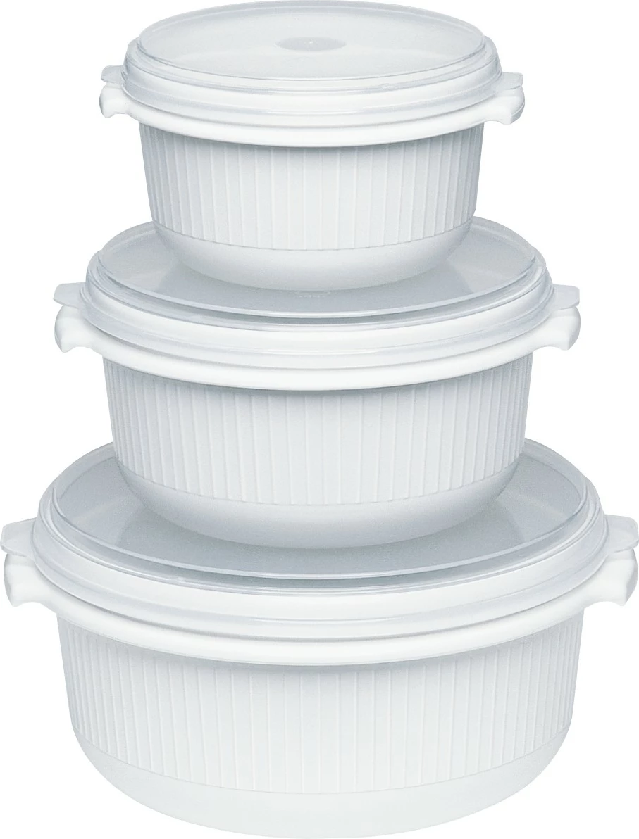 Set enësh mikrovale Emsa MICRO FAMILY 3 pjesë, e bardhë