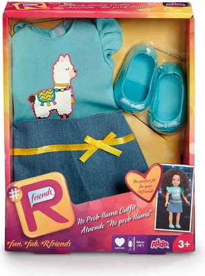 #Rfriends No Prob-Llama Top & Skirt - Teal