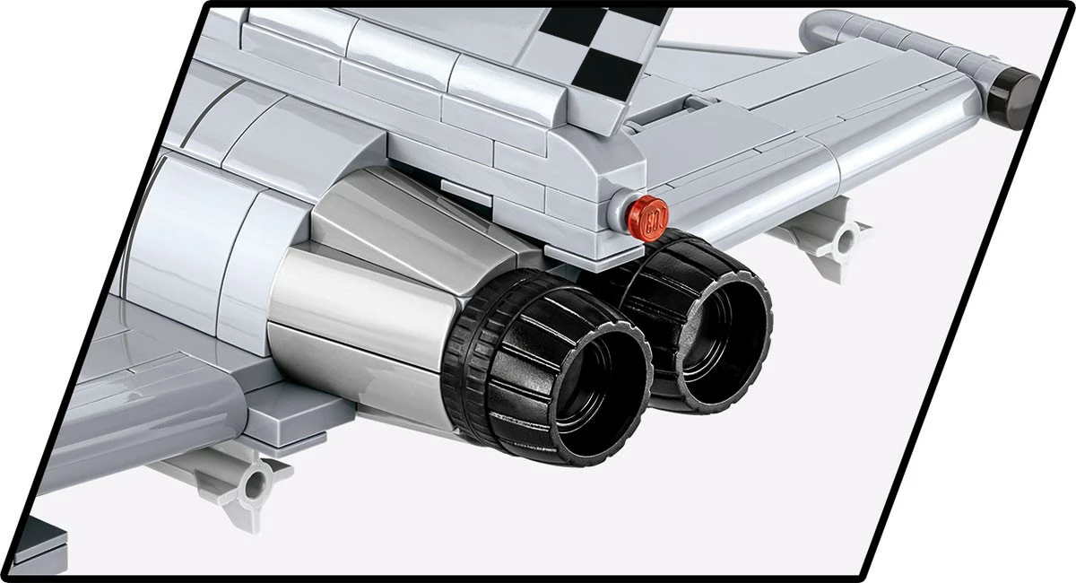 Set blloqesh ndërtimi, Cobi, Eurofighter F2000 Typhoon 5849, 642 copa, shkallë 1:48, seri Armed Forces, plastikë, gri