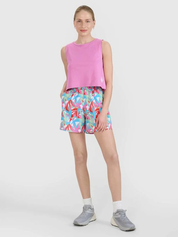 Shorce plazhi për femra 4f, shumëngjyrëshe