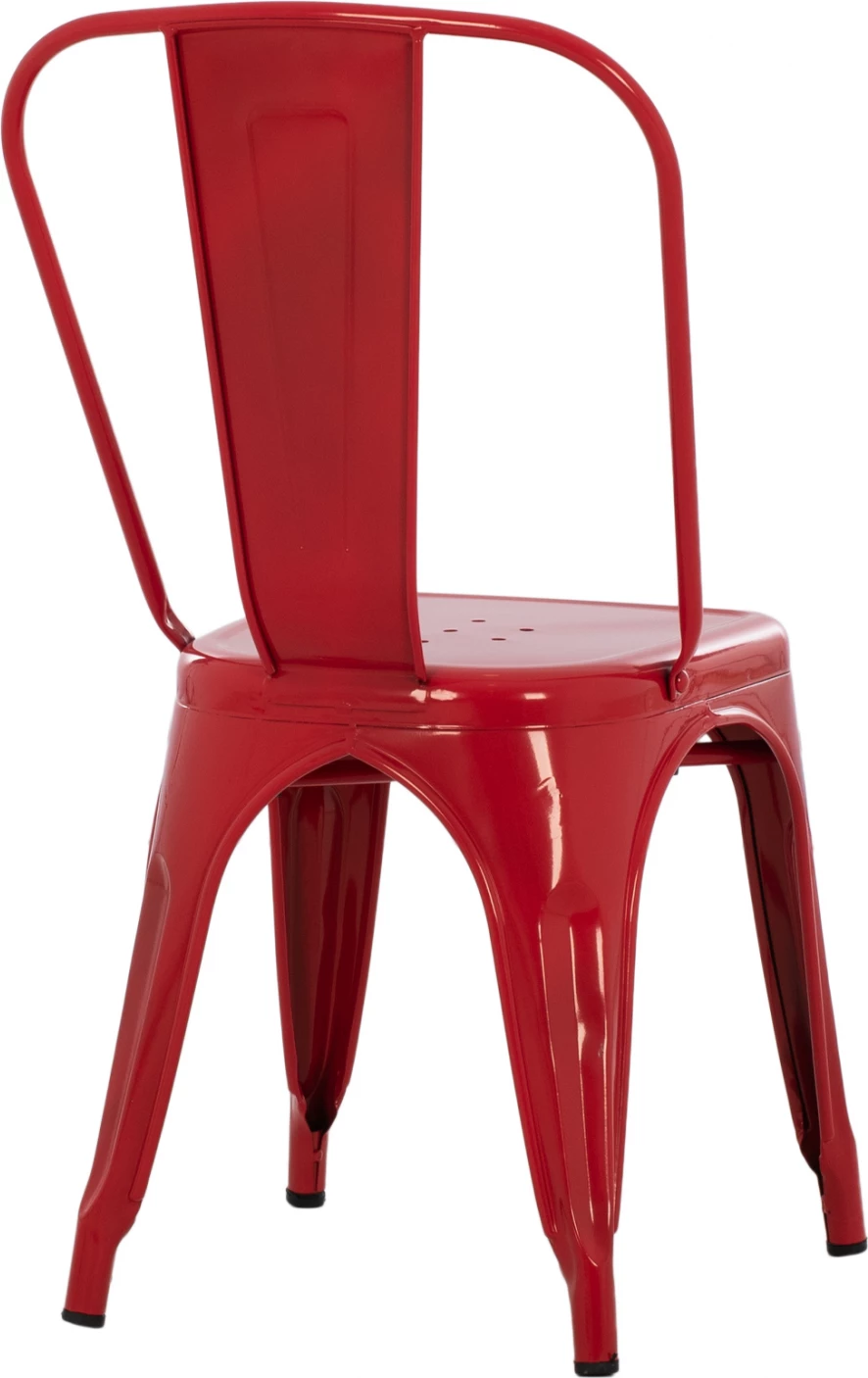 Karrige për ngrënie Melita FH8641.04 metalike, ngjyrë e kuqe, 43x50x82H cm