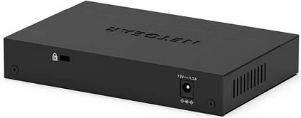 Switch NETGEAR MS308E, 8x 2.5G Ethernet, fanless, montim në mur, i zi