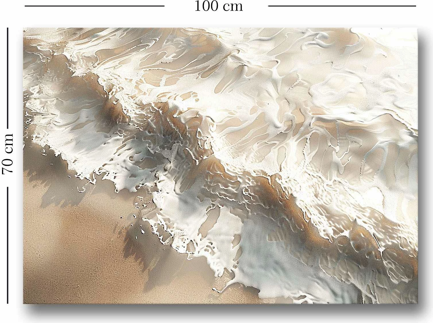 Pikturë dekorative në kanavacë, shumëngjyrëshe, Wallity, 70100Wabisabi-039, 70x100cm