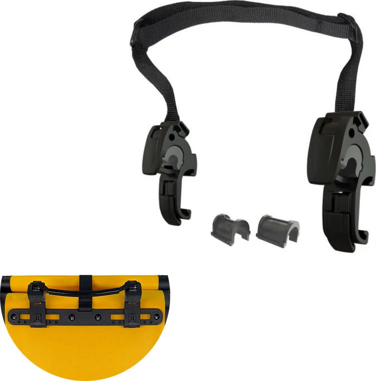 Mbajtëse çante biçiklete Wozinsky WBB24, e zezë