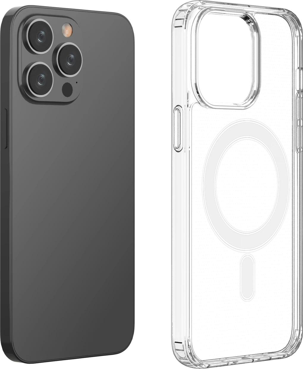 Mbështjellës Hurtel për iPhone 14 Pro Max, MagSafe, transparent