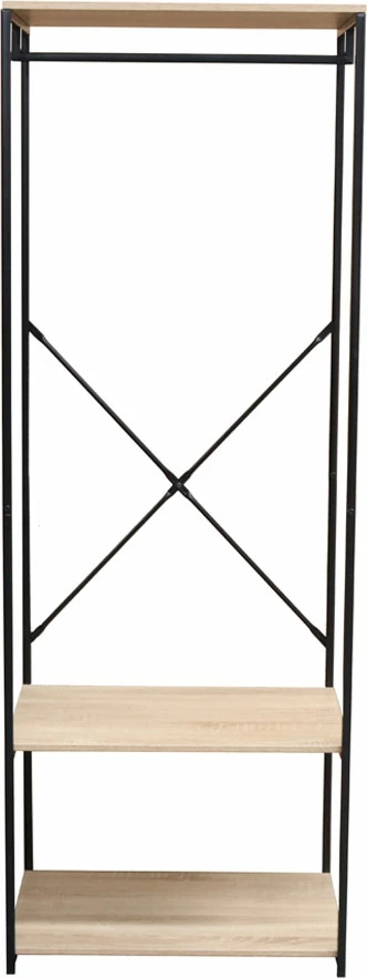 Dollap i hapur FREE 60, sonoma e zi, 60x40x167 cm