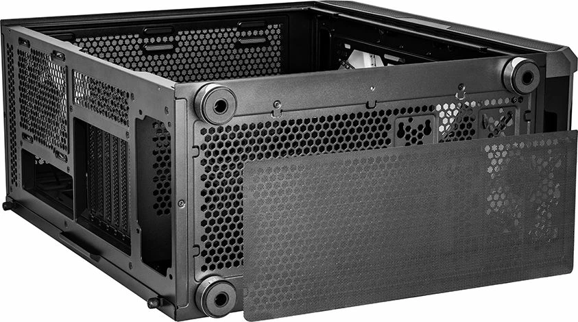Kasë Modecom Volcano Amirani ARGB (AT-AMIRANI-PG-10-000000-0002), Midi Tower ATX, USB-C, pa PSU, e zezë
