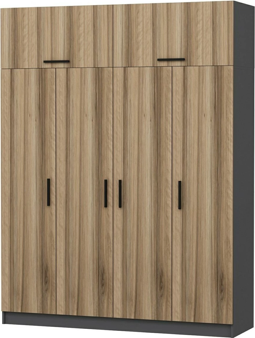 Dollap Skye Decor, ngjyrë dore, 180x235x52cm