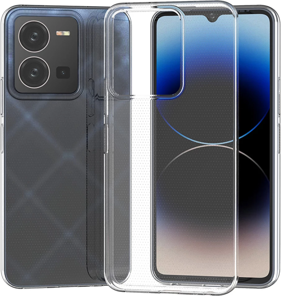 Mbështjellës Hurtel Ultra Clear 0.5mm për Vivo Y35/Y22/Y22s, Transparent