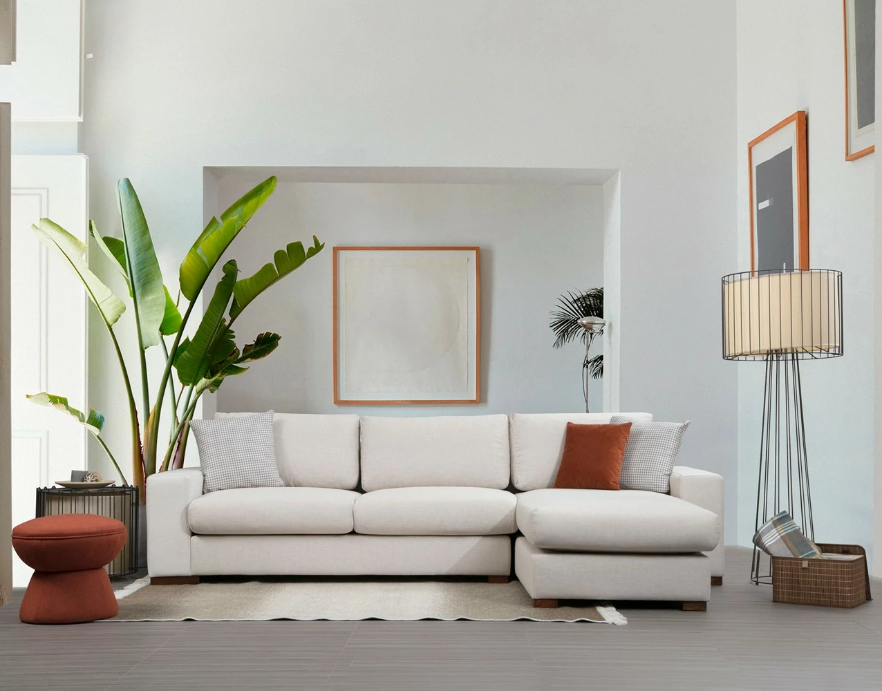 Këndore Atelier del Sofa, Loop 16, e bardhë