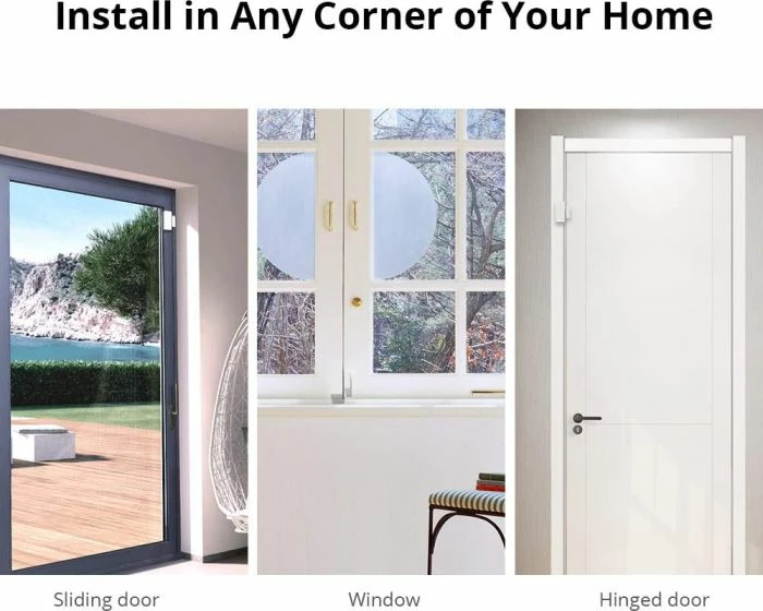 Sensor dere dhe dritare Wi-Fi SONOFF DW2 WiFi, i bardhë