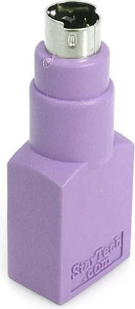 Adapter StarTech GC46FMKEY, USB-A (F) në PS/2 (M), violet