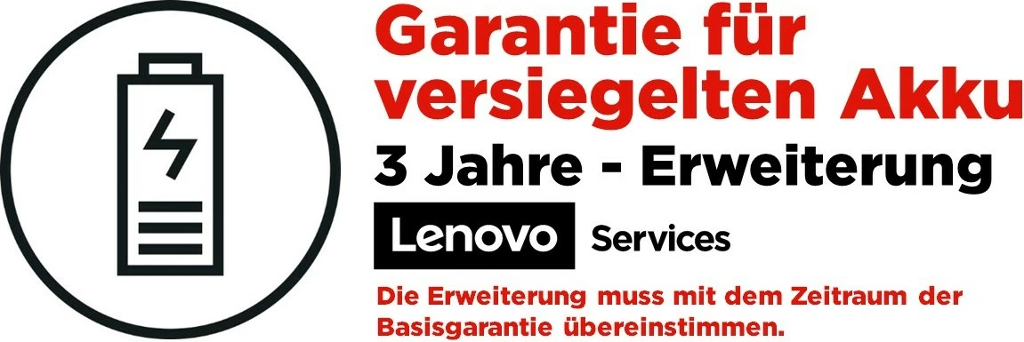 Garanci baterie Lenovo, Service Add On, 3 vjet, upgrade, on-site