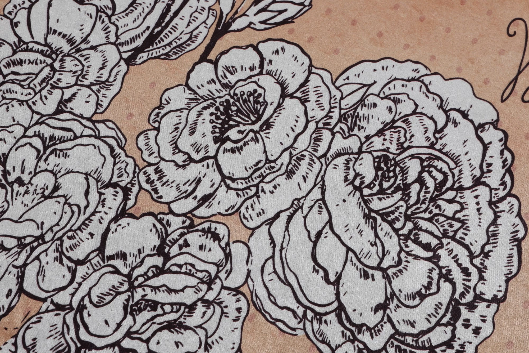 Tapet për banjo Mijölnir, Vintage Roses, 80x100cm