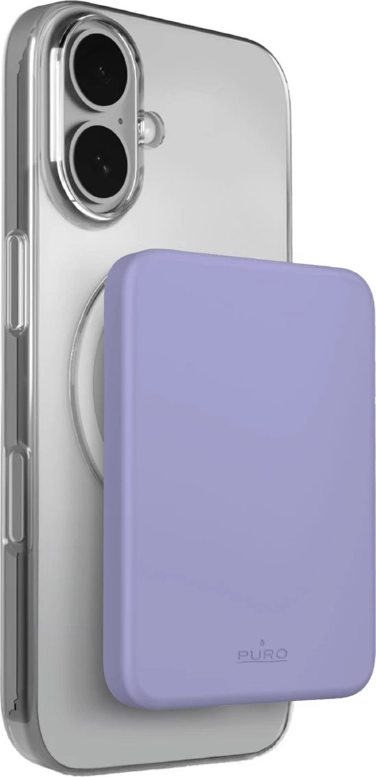 Power bank Puro Slim Power Mag 4200mAh, MagSafe kompatibil, USB-C, 15W wireless, vjollcë