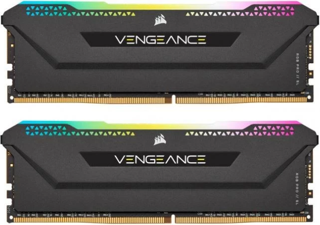 RAM Memorje Corsair Vengeance RGB PRO SL CMH16GX4M2Z3200C16 DDR4 16GB (2x8GB) 3200MHz CL16 RGB e zezë set 2