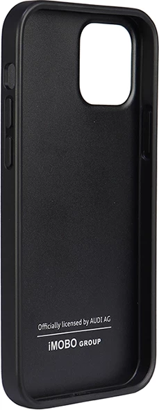 Mbështjellës Audi Synthetic Leather për iPhone 12/12 Pro 6.1", i zi
