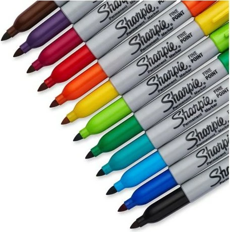 Set markera Sharpie Fine 18 copë, shumëngjyrëshe, majë e hollë