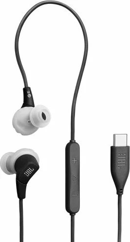 Kufje JBL Endurance Run 3C, me kabllo USB-C, Hi-Res Audio, IP65, Black/Grey