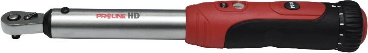 Çelës momenti PROLINE HD 66802 1/2\" 20-100 Nm 381 mm, kuqe/zezë