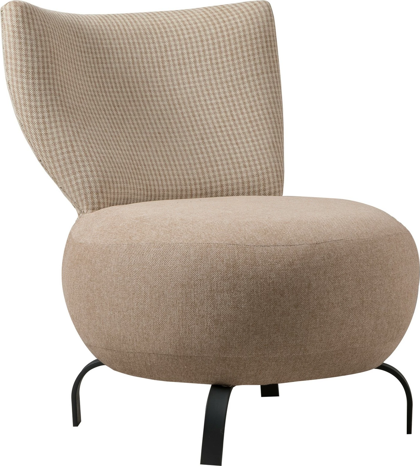 Set karrigash wing Atelier del Sofa, Loly, krem, 2 copë
