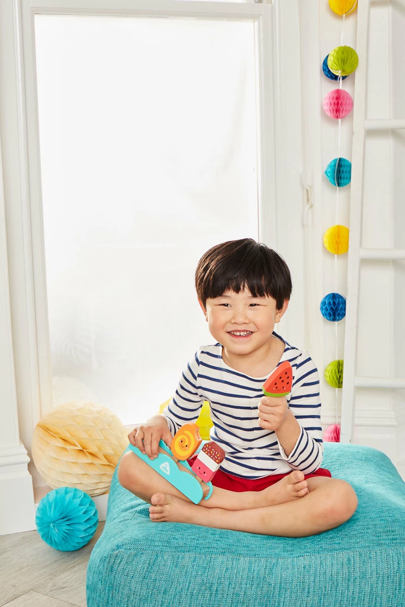 Set lodër lodër për fëmijë Early Learning Centre Wooden Lovely Lolly Playset